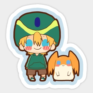 tk & patamon Sticker